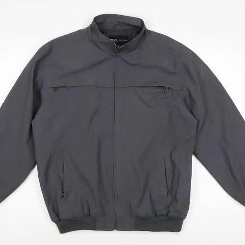 Duke Mens Green Bomber Jacket Jacket Size M Zip