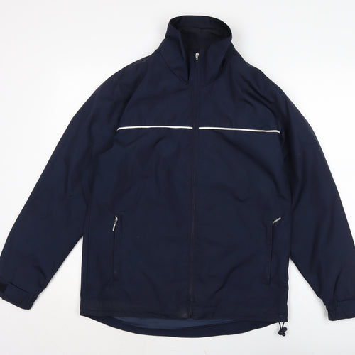 Olympus Womens Blue Anorak Jacket Size 10 Zip