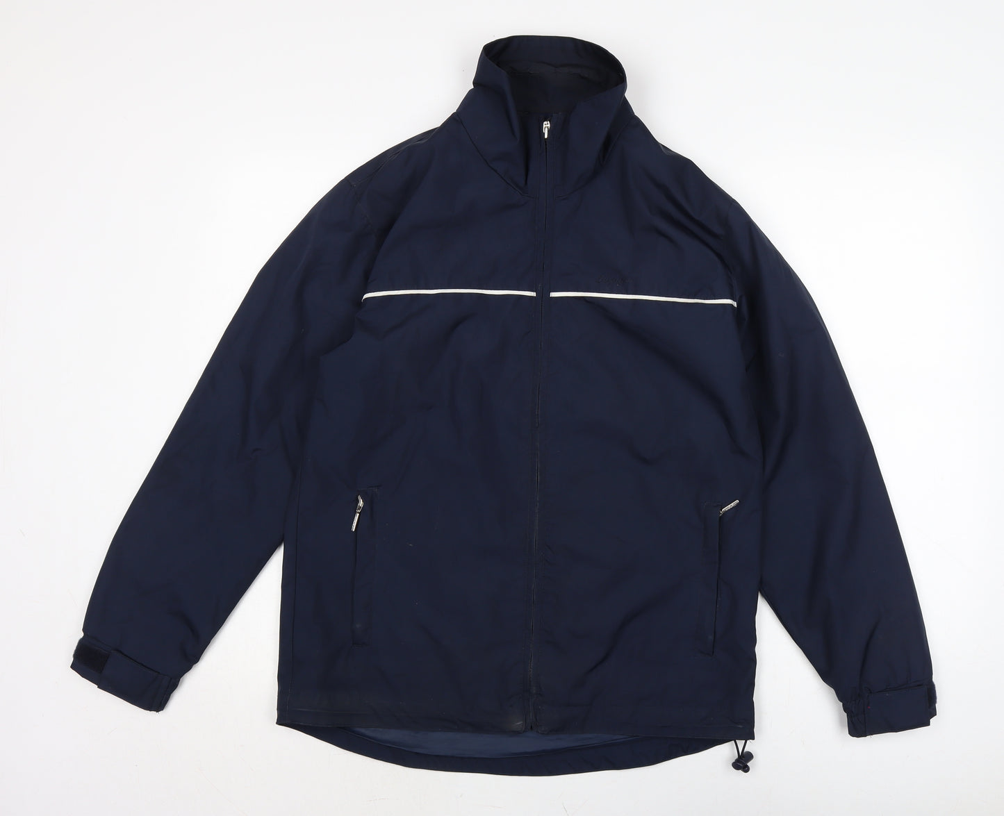 Olympus Womens Blue Anorak Jacket Size 10 Zip