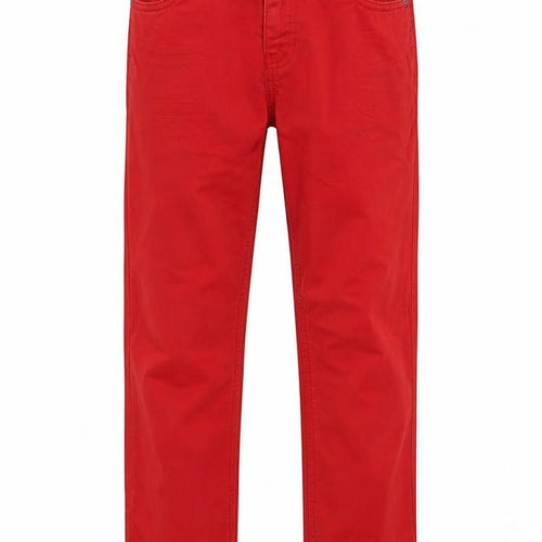 Vertbaudet Girls Purple Cotton Straight Jeans Size 12-13 Years L27 in Regular Zip