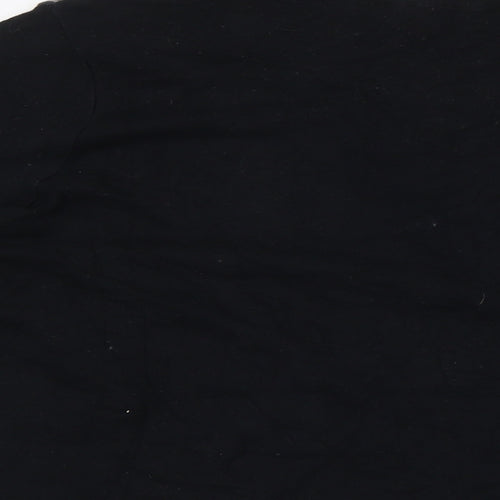 NEXT Womens Black Floral Cotton Pullover Sweatshirt Size 20