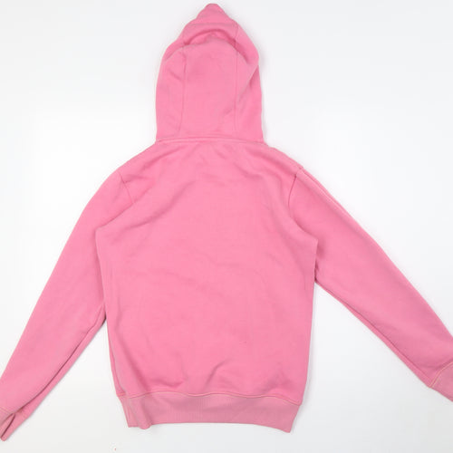 Lonsdale Womens Pink Cotton Pullover Hoodie Size 8