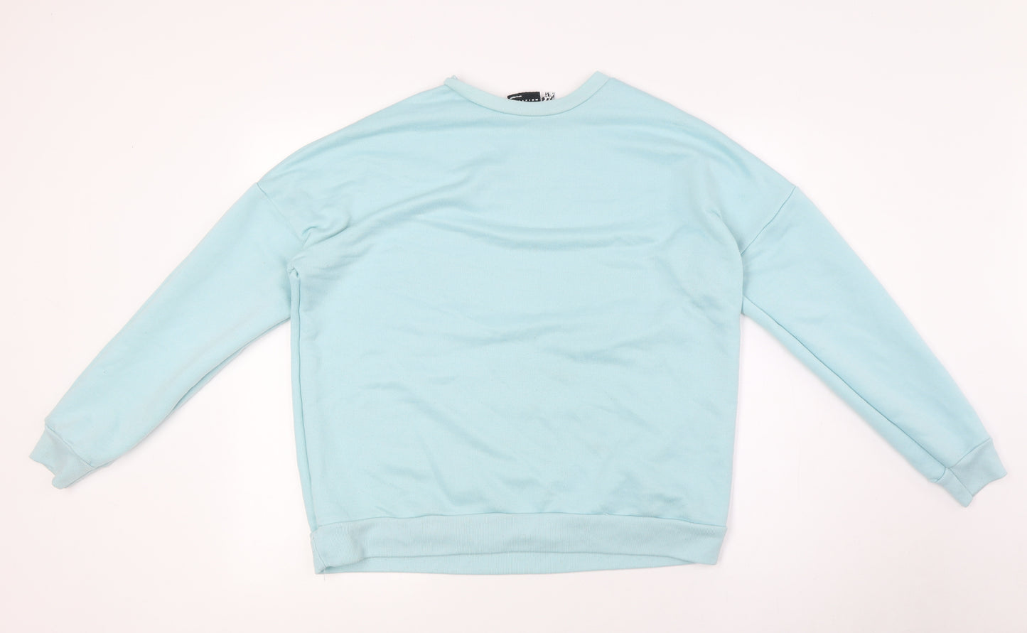 ASOS Womens Blue Polyester Pullover Sweatshirt Size 10