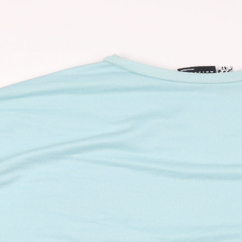 ASOS Womens Blue Polyester Pullover Sweatshirt Size 10