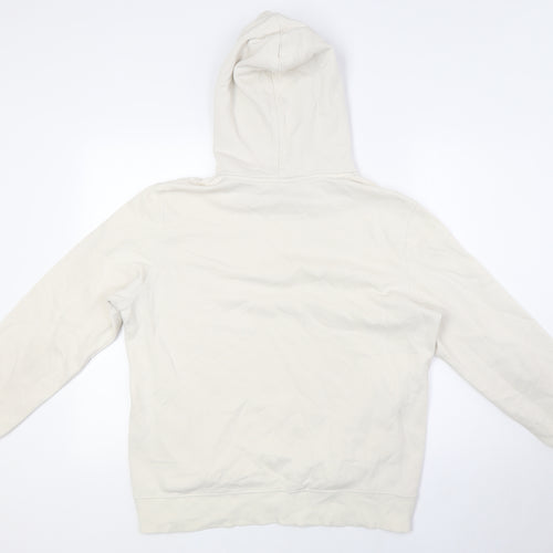 H&M Mens Ivory Cotton Pullover Sweatshirt Size M