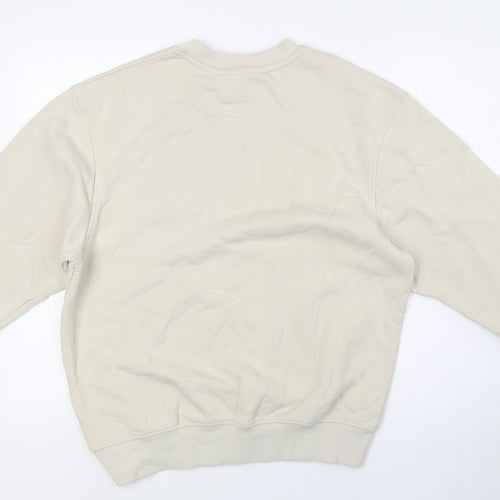 River Island Mens Beige Cotton Pullover Sweatshirt Size S