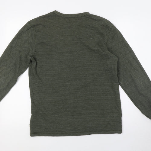 Katin Mens Green Cotton Pullover Sweatshirt Size S - Size S-M