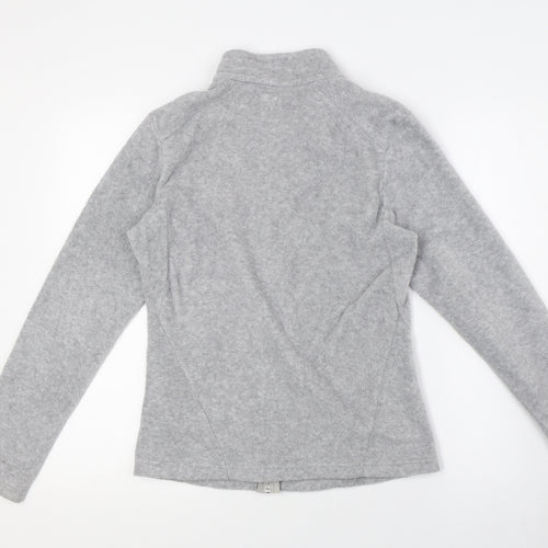 DECATHLON Womens Grey Jacket Size S Zip - Zip pockets