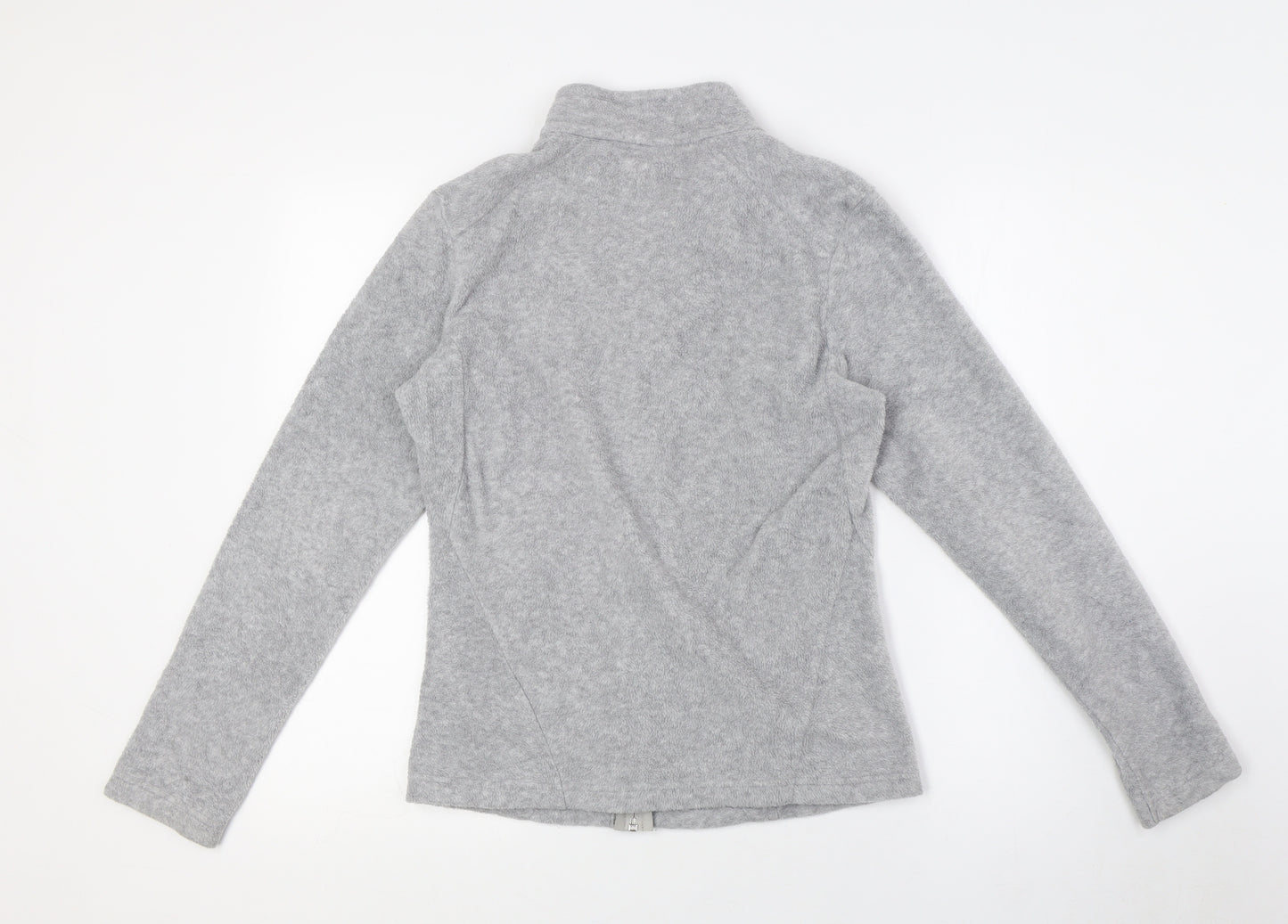 DECATHLON Womens Grey Jacket Size S Zip - Zip pockets