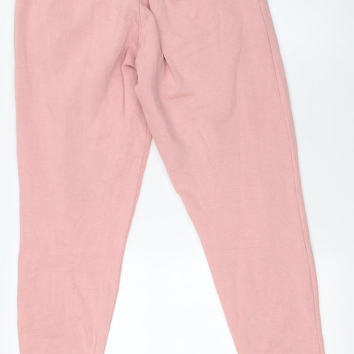 FILA Womens Pink Cotton Jogger Trousers Size XS L29 in Regular