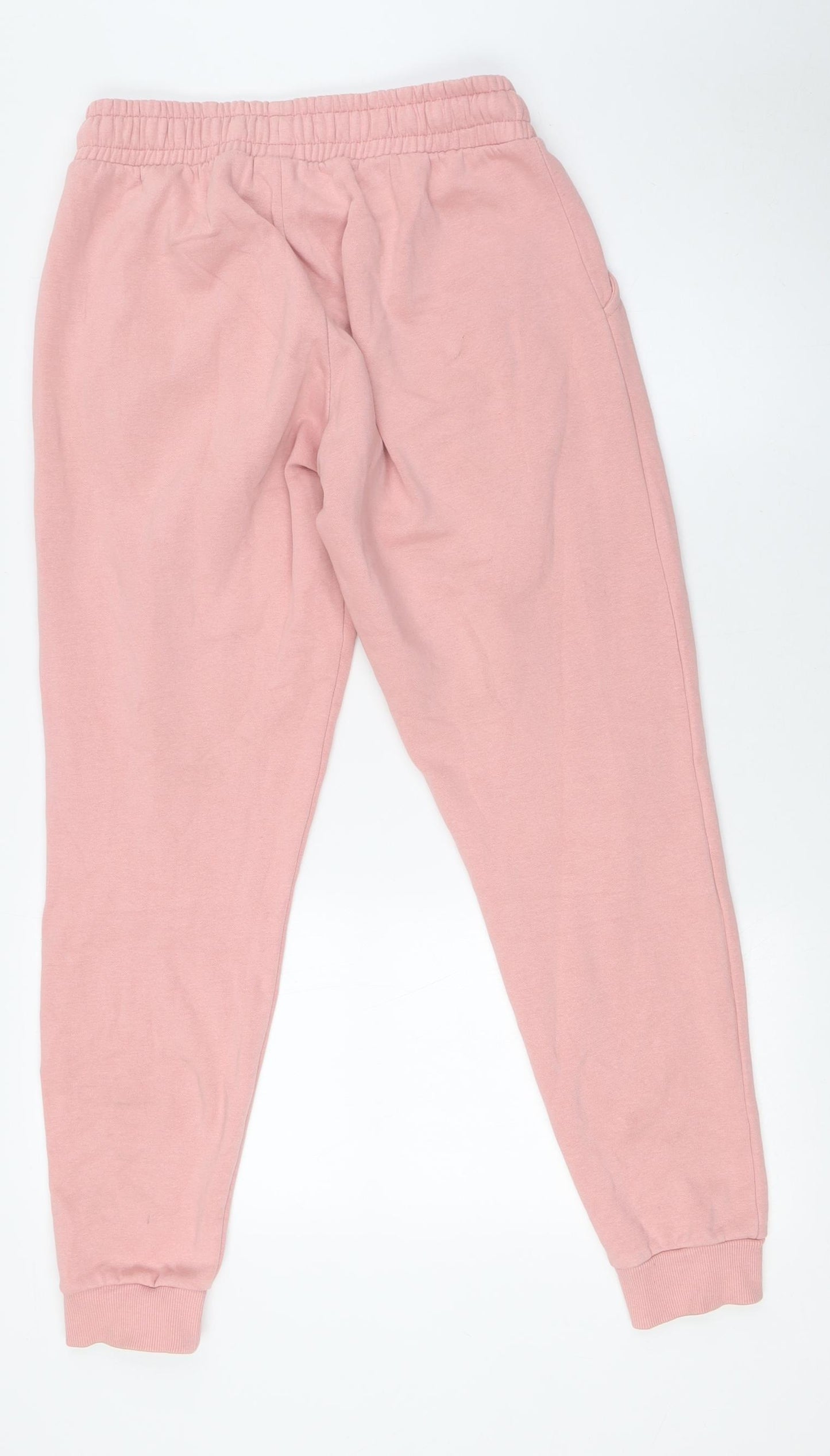 FILA Womens Pink Cotton Jogger Trousers Size XS L29 in Regular