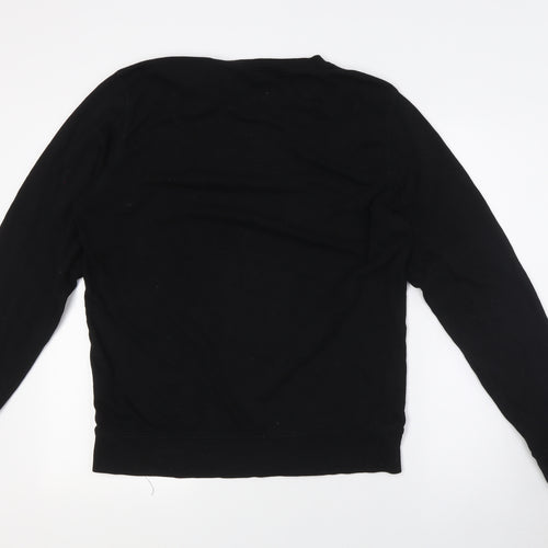Divided by H&M Mens Black Cotton Pullover Sweatshirt Size M