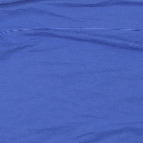 all in motion Womens Blue Cotton Pullover Sweatshirt Size S - Thumb Sleeves