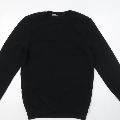 Alphar One Mens Black Polyester Pullover Sweatshirt Size S