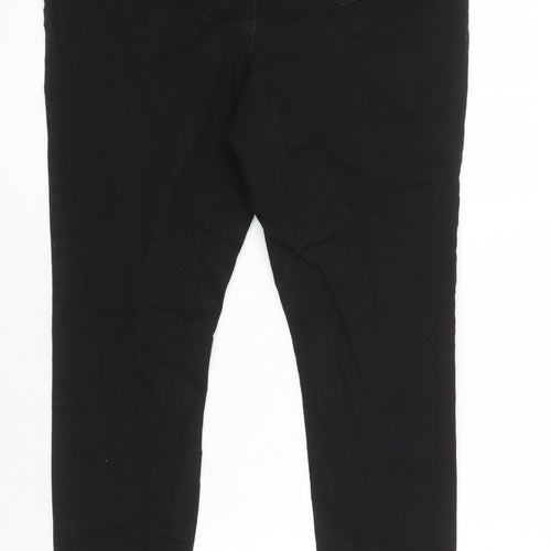 Matalan Womens Black Cotton Jegging Jeans Size 16 L27 in Regular