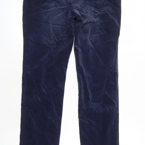 M&S Womens Blue Cotton Skinny Jeans Size 8 L29 in Relaxed