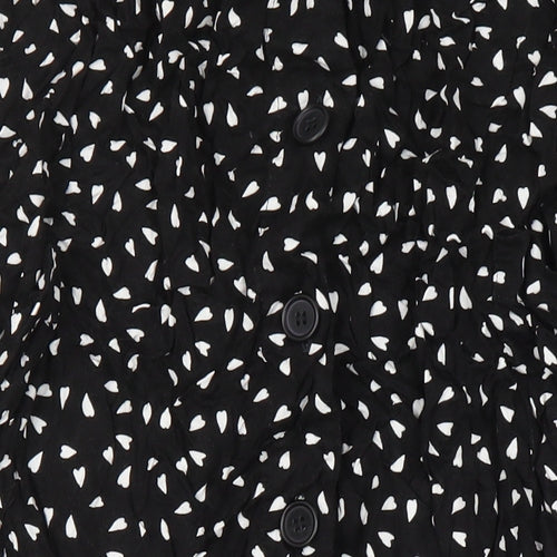 ASOS Womens Multicoloured Geometric Viscose A-Line Skirt Size 8