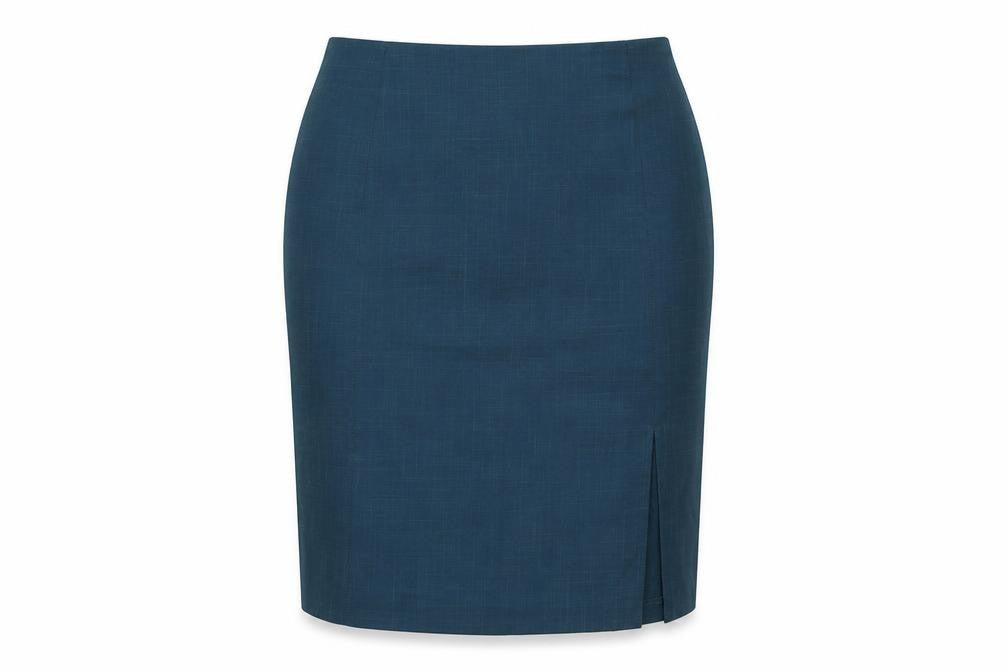 NL Collection Womens Green Polyester Straight & Pencil Skirt Size 14 Zip