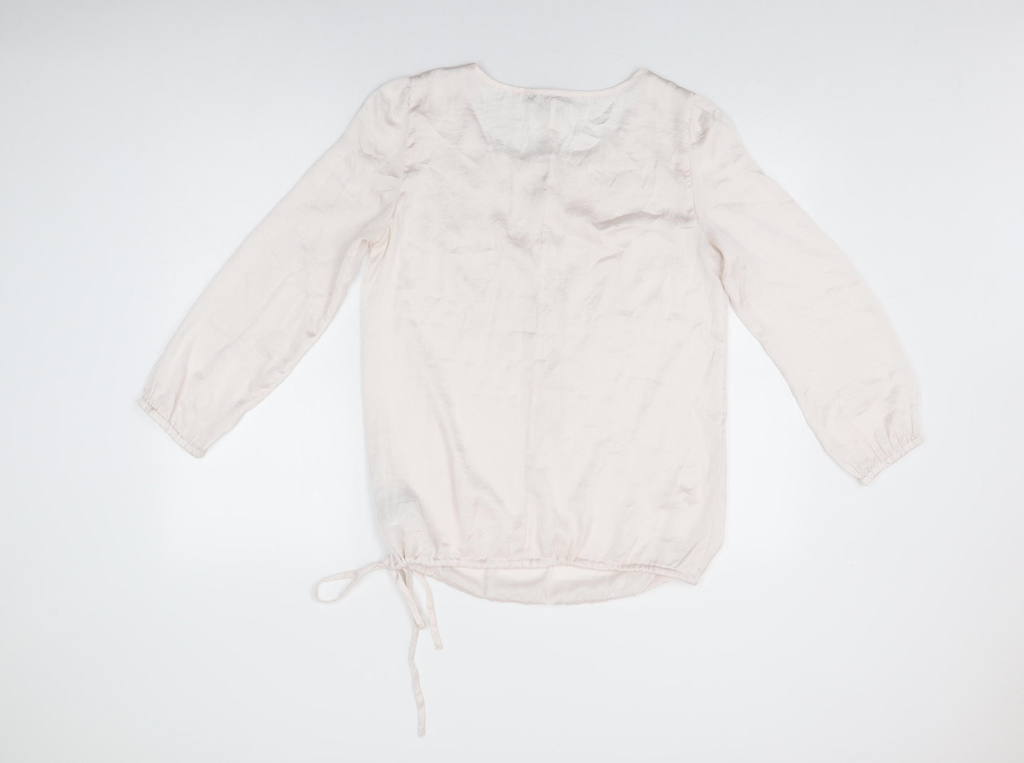 Gap Womens Pink Polyester Basic T-Shirt Size M Round Neck