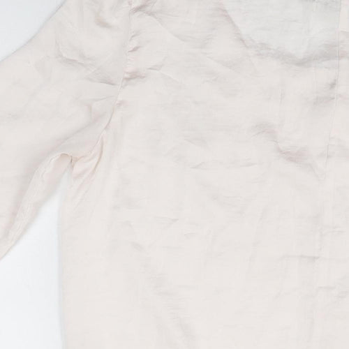 Gap Womens Pink Polyester Basic T-Shirt Size M Round Neck