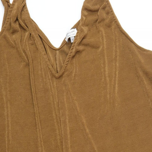 JD Williams Womens Brown Polyester Romper One-Piece Size 24 L12 in Pullover