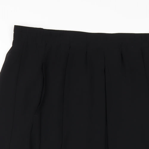 Hush Womens Black Polyester A-Line Skirt Size 16