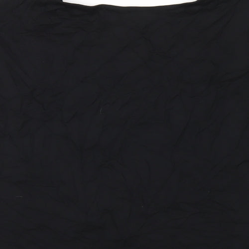 M&Co Womens Multicoloured Polyester Basic T-Shirt Size 12 Round Neck