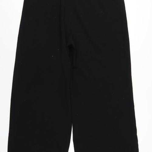 PRETTYLITTLETHING Womens Black Polyester Trousers Size 20 L31 in Regular