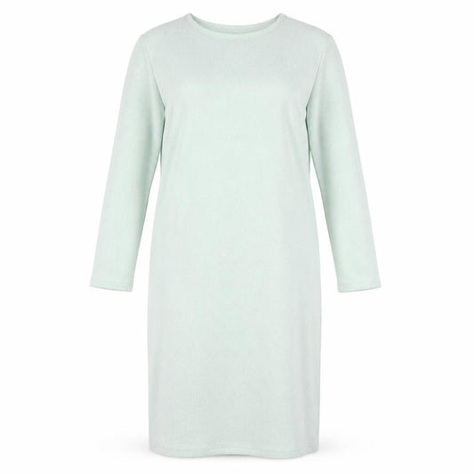 Front view of Vero Moda women’s green polyester a-line, size S, round neck pullover