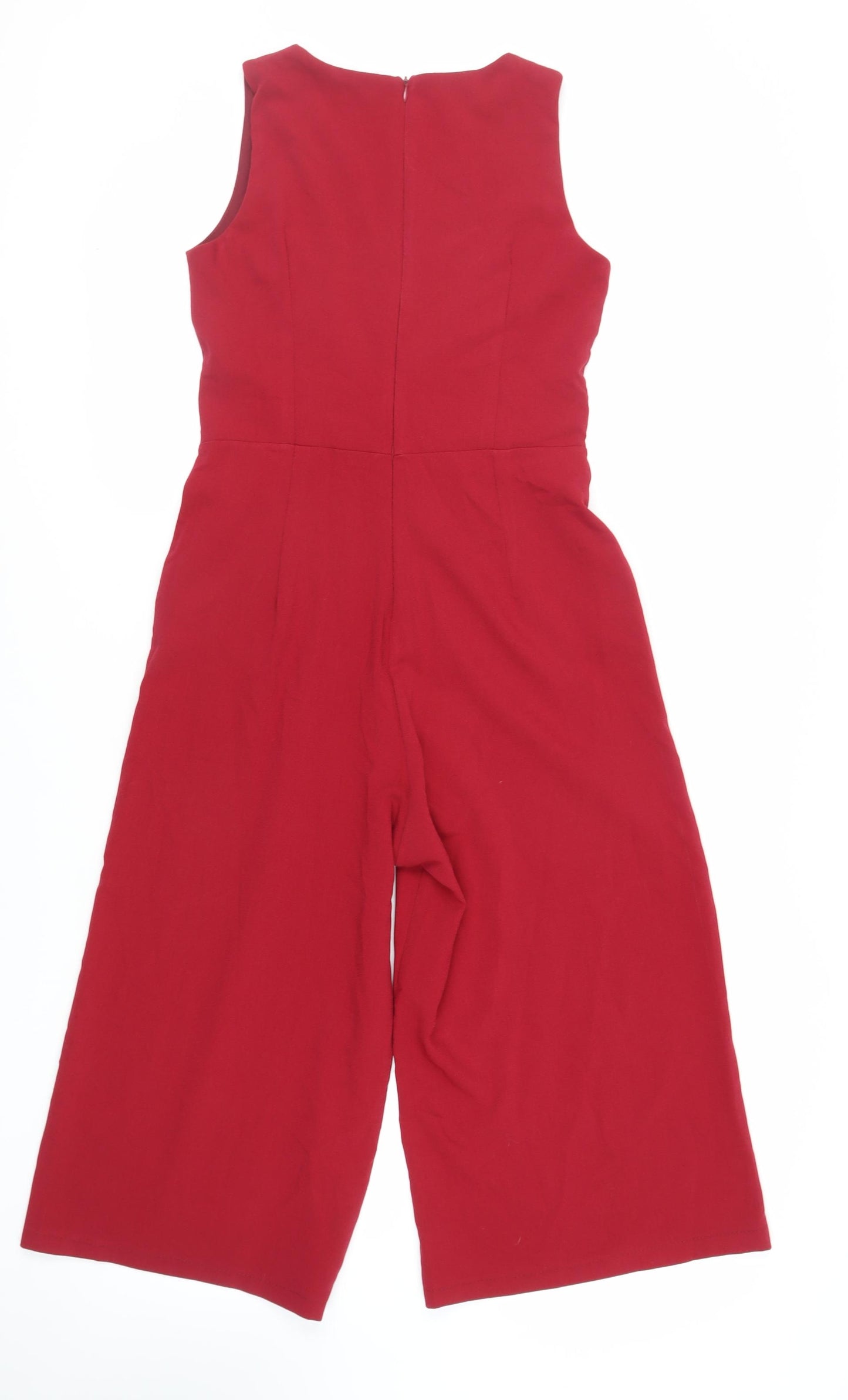 Wal G Womens Red Polyester Jumpsuit One-Piece Size M L20 in Zip