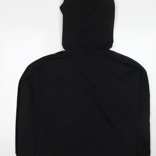 Marks and Spencer Womens Black Polyester Pullover Hoodie Size 14 Pullover