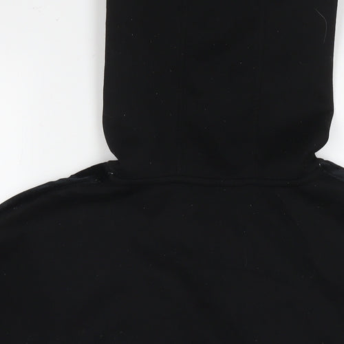 Marks and Spencer Womens Black Polyester Pullover Hoodie Size 14 Pullover
