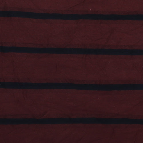 Marks and Spencer Mens Brown Striped Cotton Pullover Sweatshirt Size XL