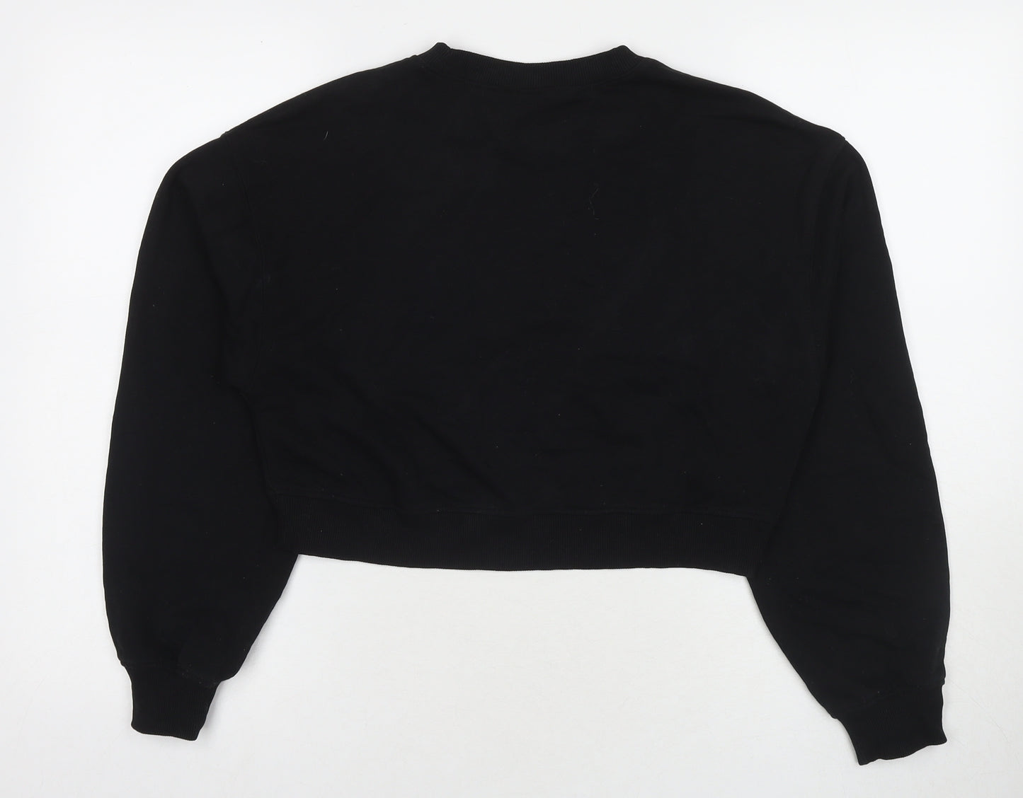 Divided by H&M Womens Black Cotton Pullover Sweatshirt Size S Pullover - Love
