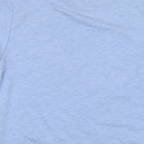 Superdry Womens Blue Cotton Pullover Sweatshirt Size L Pullover - Logo Unisex