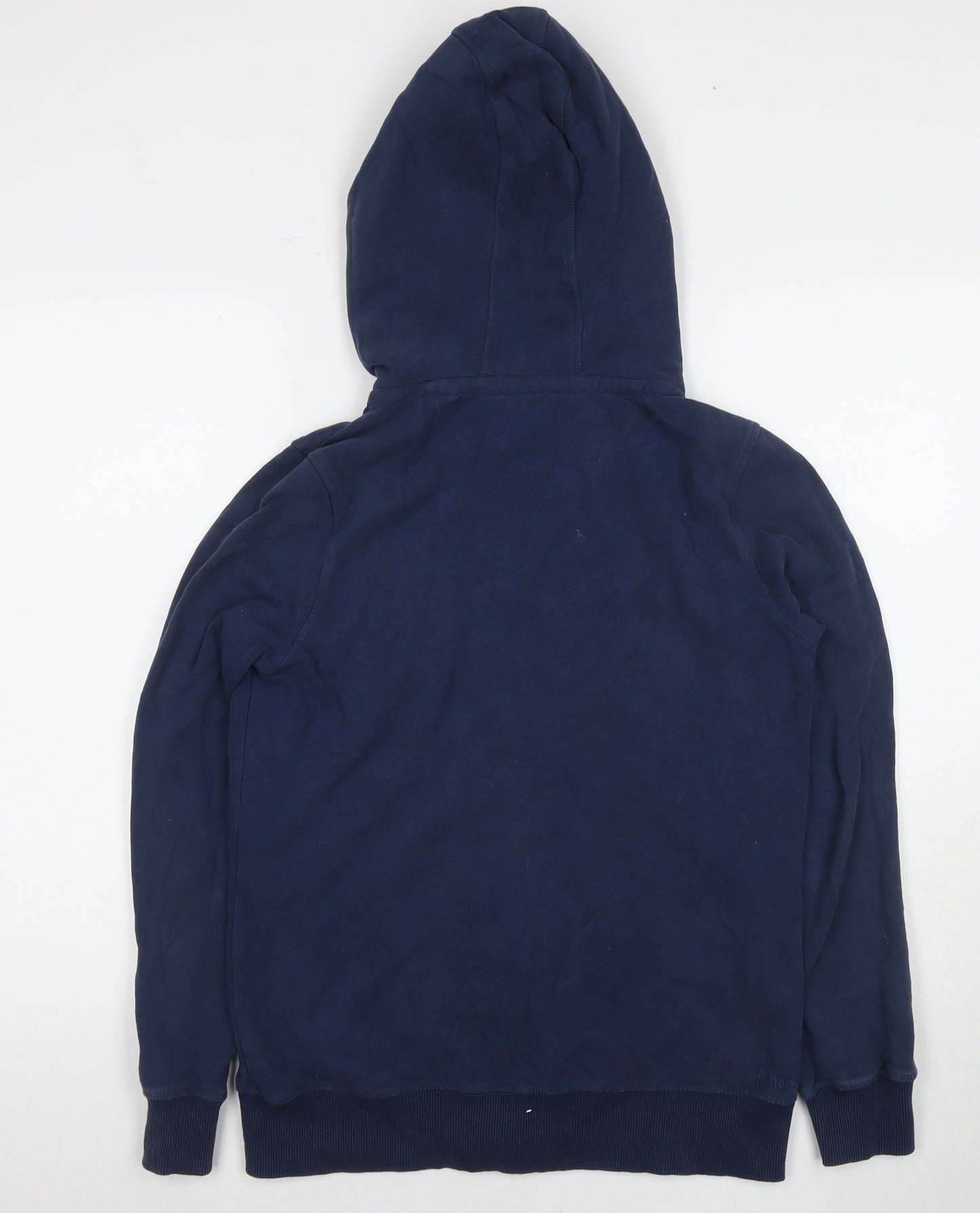 Fat Face Womens Blue Cotton Full Zip Hoodie Size 14 Zip