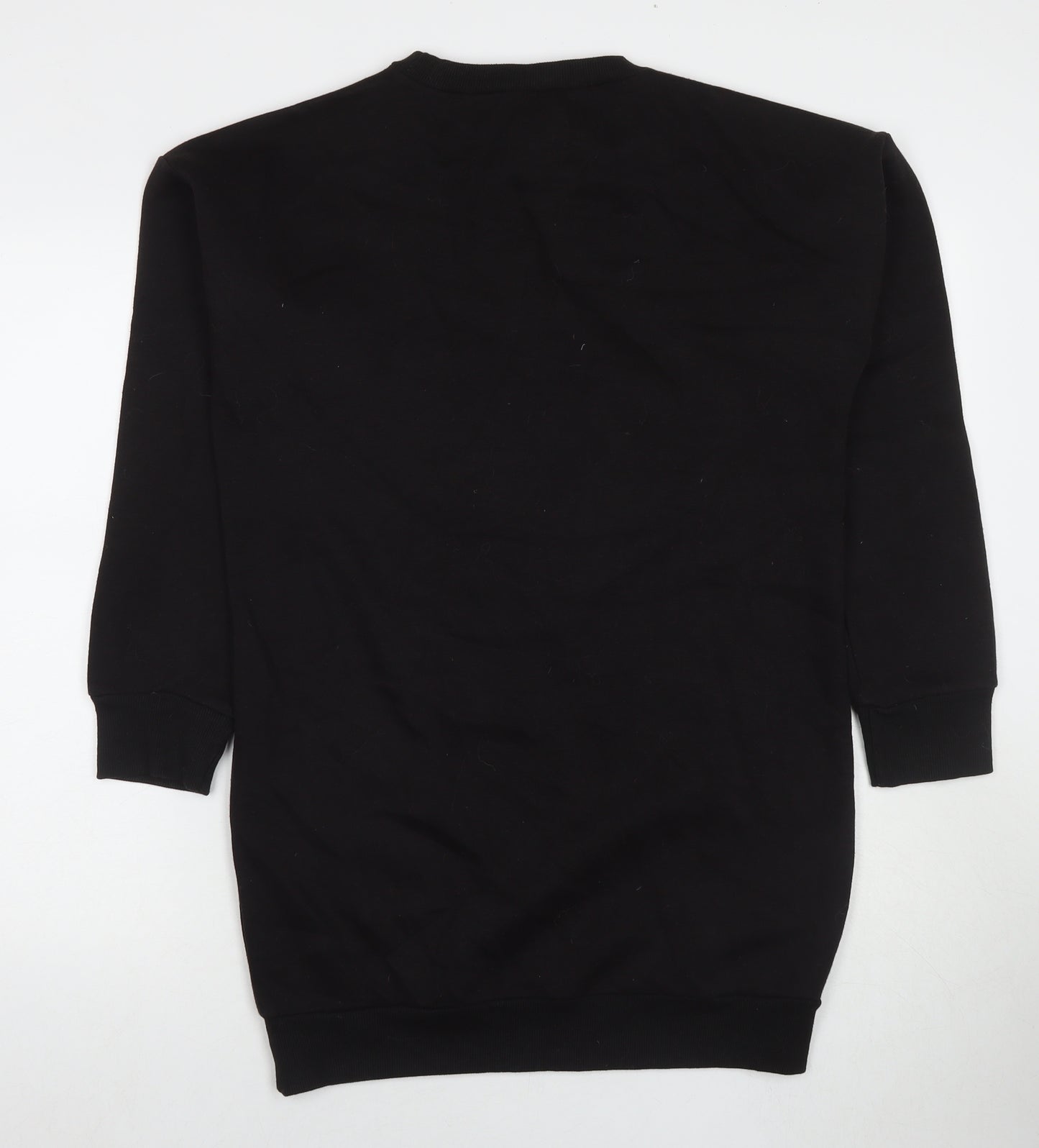 Be Jealous Womens Black Cotton Pullover Sweatshirt Size S Pullover - Let's Get Merry Christmas Tunic Size S/M