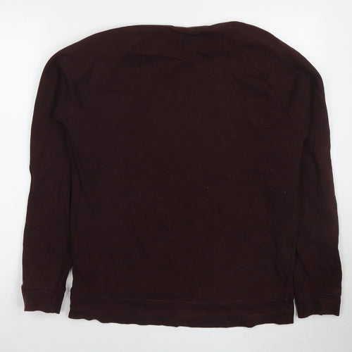 ASOS Mens Red Cotton Pullover Sweatshirt Size M - H