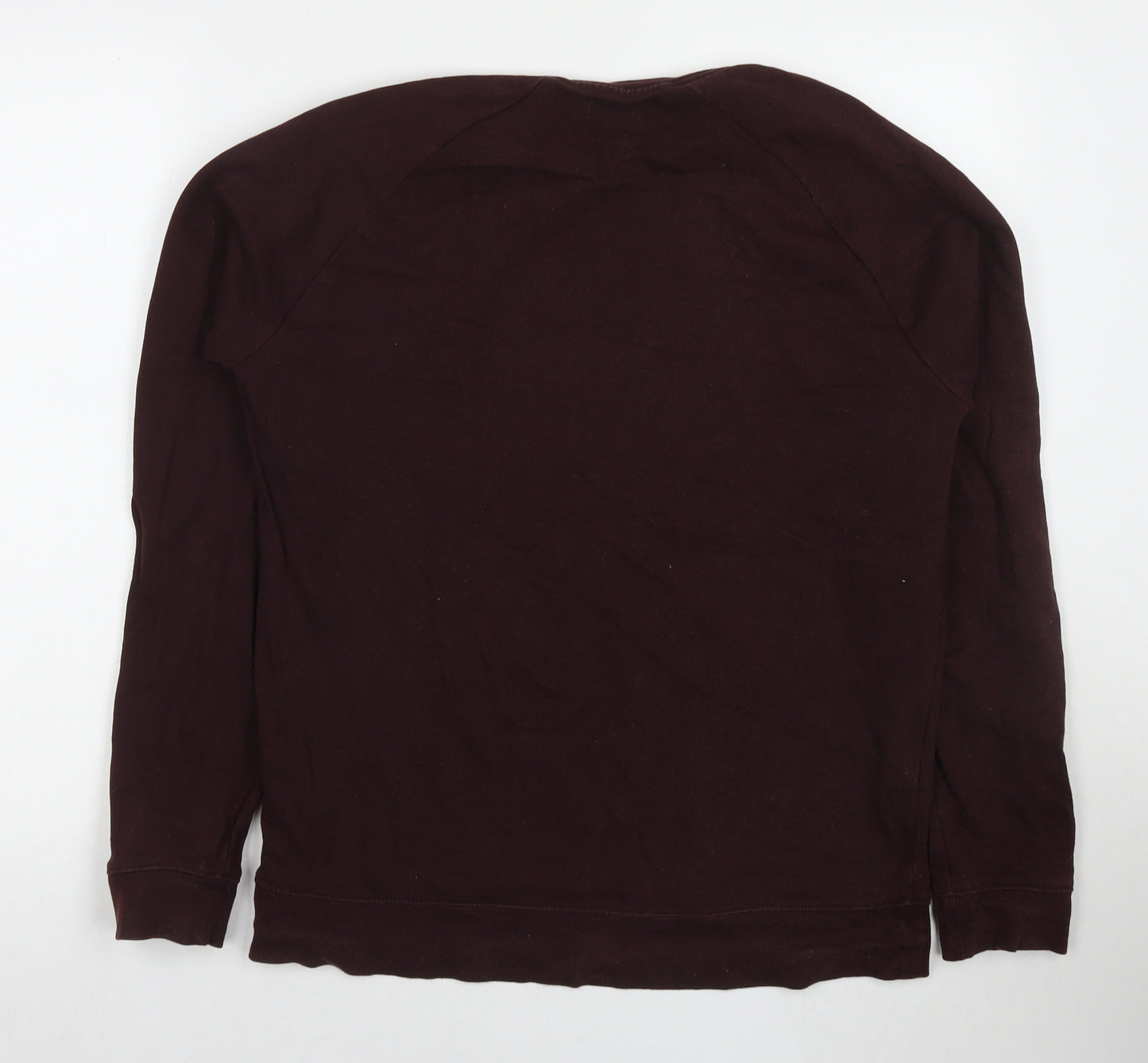 ASOS Mens Red Cotton Pullover Sweatshirt Size M - H
