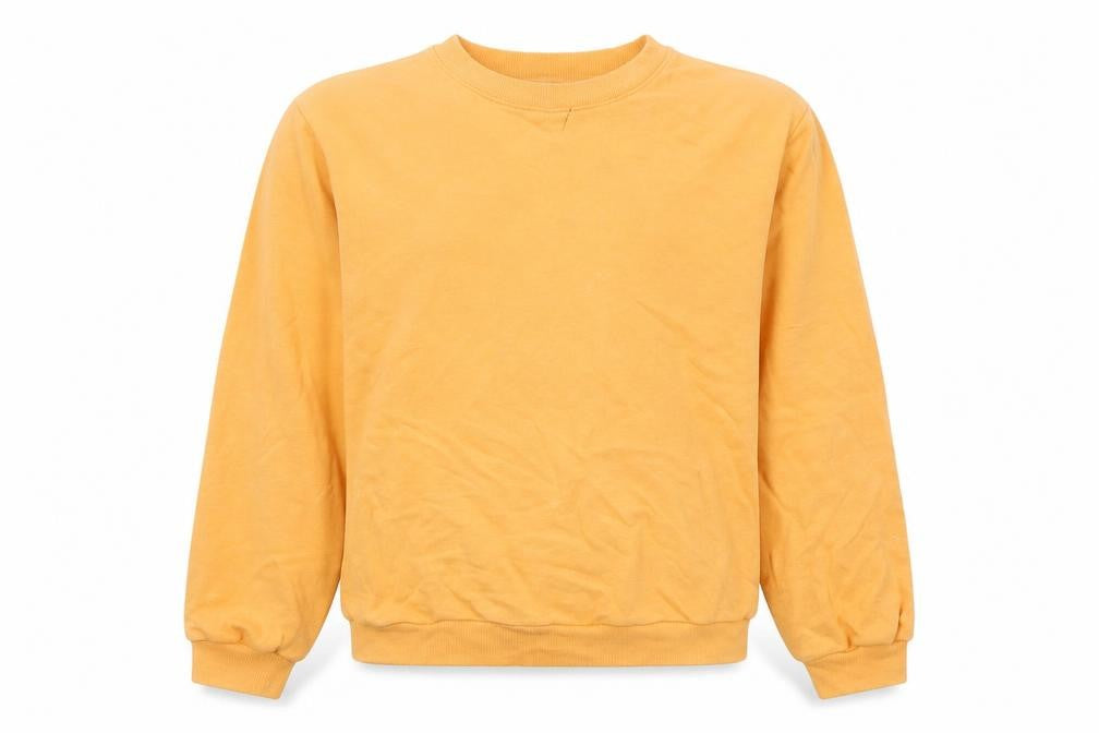 H&M Girls Orange Cotton Pullover Hoodie Size 10-11 Years Pullover - Age 10-12 Years