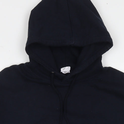 Bolesworth Womens Blue Cotton Pullover Hoodie Size M Pullover - Embellishment Detail