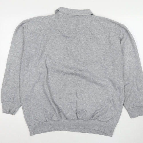 Ashes Mens Grey Polyester Pullover Sweatshirt Size XL