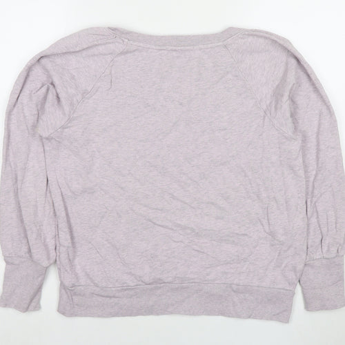 Gap Womens Purple Cotton Pullover Sweatshirt Size M Pullover