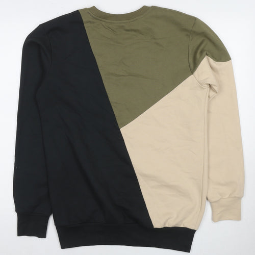 NICCE London Mens Multicoloured Cotton Pullover Sweatshirt Size M