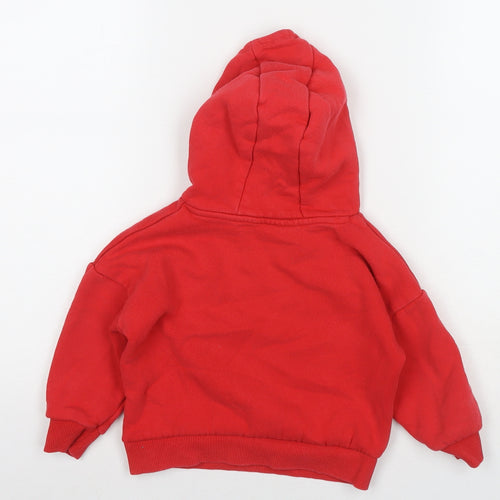 NBA Girls Red Cotton Pullover Hoodie Size 2-3 Years Pullover - Chicago Bulls