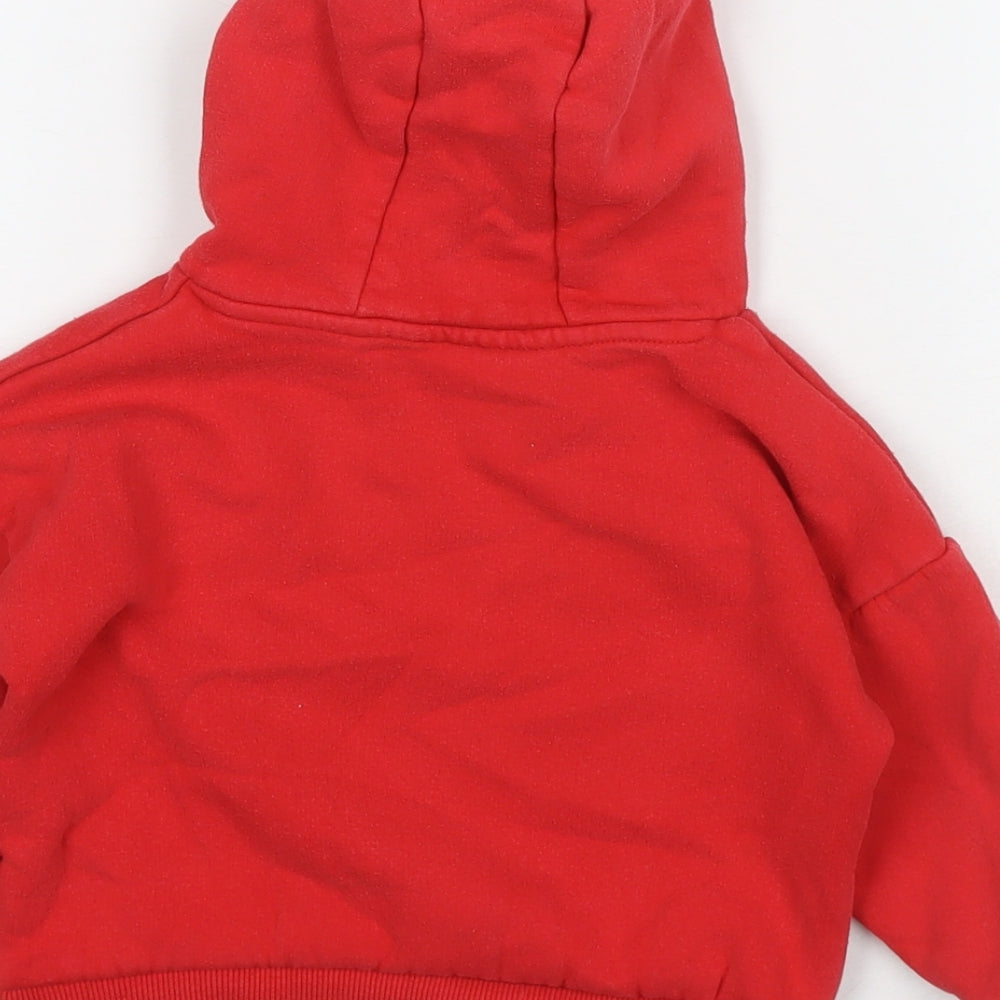 NBA Girls Red Cotton Pullover Hoodie Size 2-3 Years Pullover - Chicago Bulls
