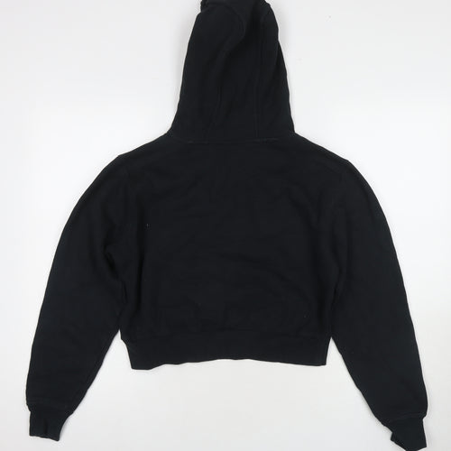 ellesse Womens Black Cotton Pullover Hoodie Size M Pullover