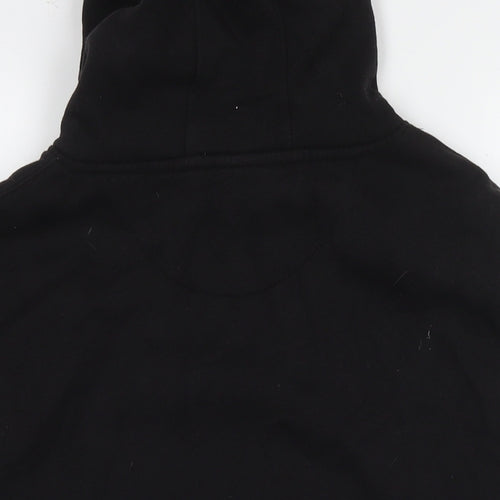 Cotton Ridge Mens Black Cotton Pullover Hoodie Size M