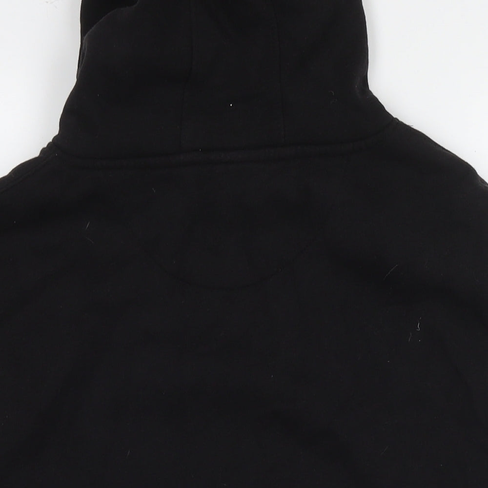 Cotton Ridge Mens Black Cotton Pullover Hoodie Size M