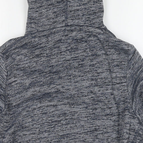 Superdry Womens Grey Cotton Full Zip Hoodie Size S Zip